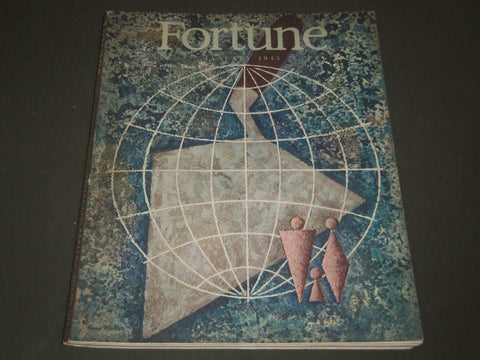 1945 JANUARY FORTUNE MAGAZINE - GREAT COVER & ADS - F 182