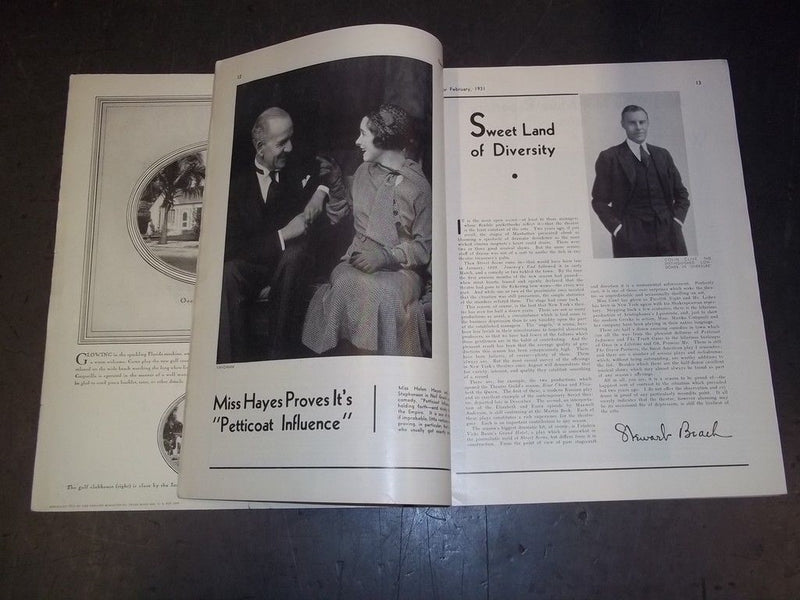 1931 FEBRUARY THE THEATRE ILLUSTRATED MAGAZINE - EDITH BARRETT - II 3382