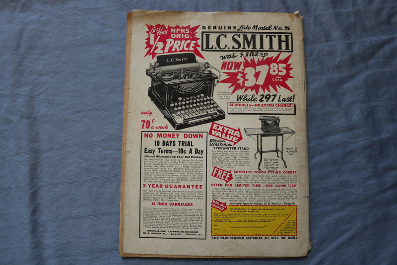 1942 APRIL SECRETS MAGAZINE - SHE SPELLED DANGER - E 9028