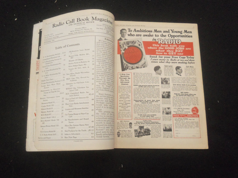 1931 OCTOBER RADIO CALL BOOK MAGAZINE AND TECHNICAL REVIEW - B 432T