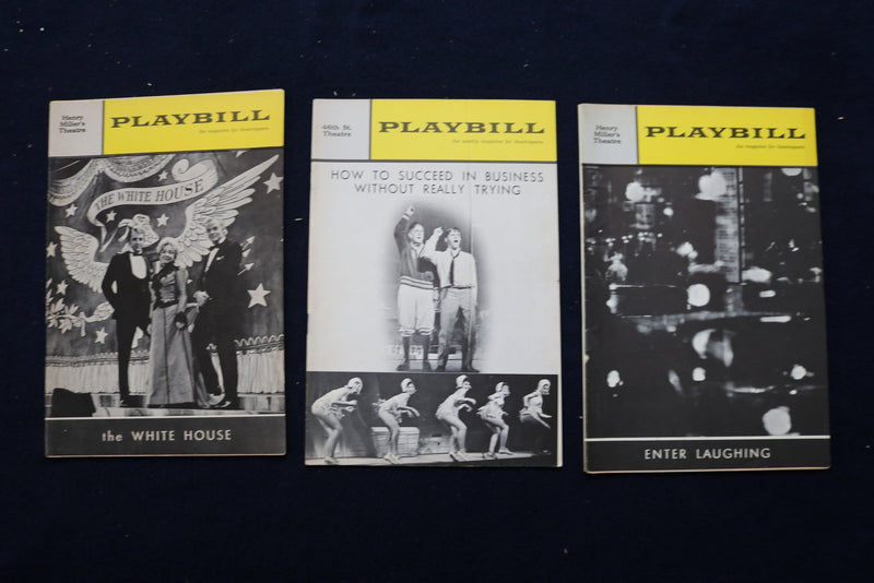 1950'S-1960'S THEATRE PROGRAMS - 33 PLAYBILLS AND 6 OTHERS - LOT OF 39 - O 3319
