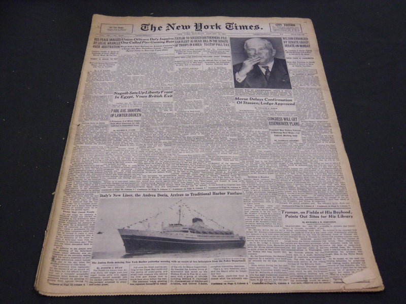1953 JANUARY 24 NEW YORK TIMES - MILLER'S CRUCIBLE OPENS - NT 4260