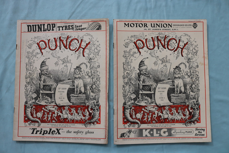 1941 PUNCH MAGAZINE - LOT OF 25 - O 3972