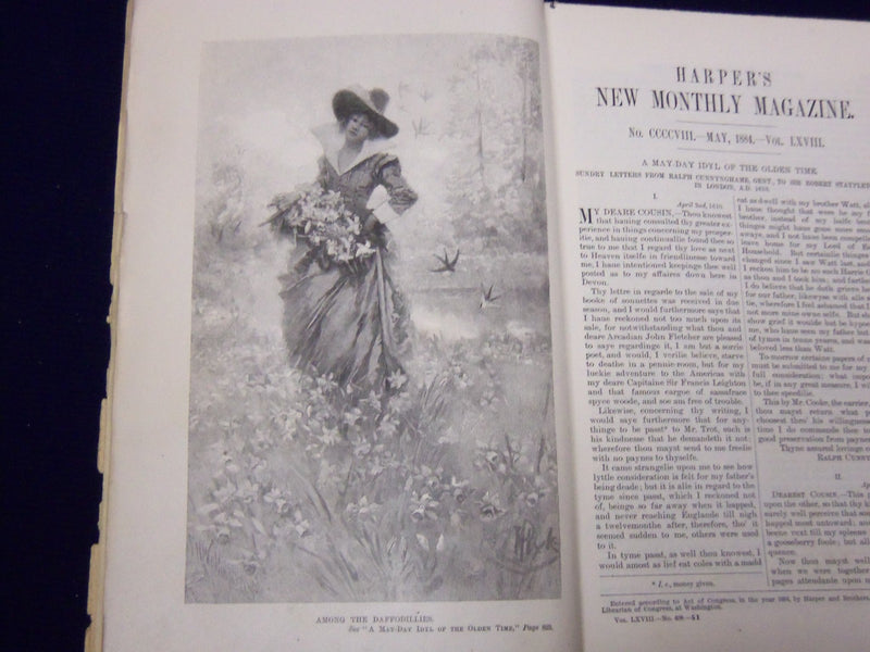 1884 HARPER'S MONTHLY MAGAZINE LOT 12 COMPLETE YEAR - HOWARD PYLE - ADS - WR 250