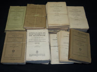 1890-1925 JAHRBUCH UBER DIE FORTSCHRITTE DER MATHEMATIK LOT OF 11 - WR 1062