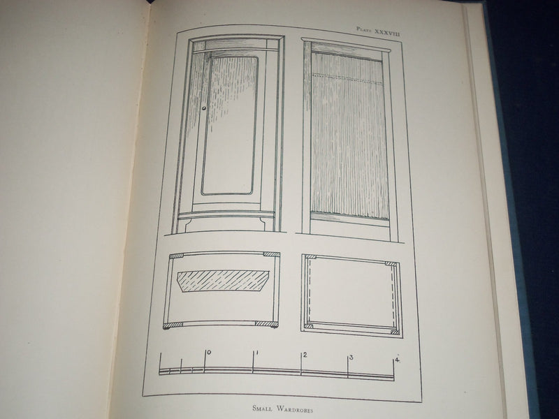 1900'S FURNITURE FOR SMALL HOUSES BOOK BY PERRY WELLS - 57 GREAT PLATES- KD 2840