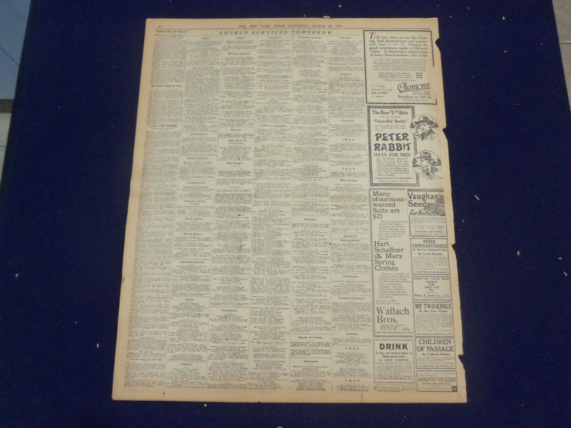 1918 MARCH 23 NEW YORK TIMES - GERMANS CLAIM 16,000 PRISONERS - NT 8162