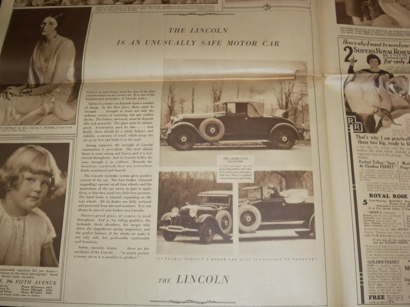 1928 MAY 19 NEW YORK HERALD TRIBUNE GRAVURE SECTION-CURVEUR WINS JAMAICA-NP 4988