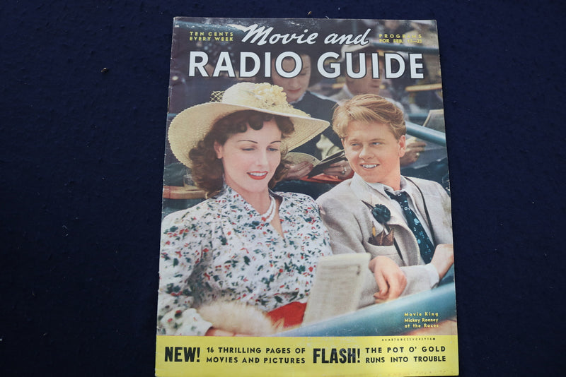 1940 FEB 17-23 MOVIE AND RADIO GUIDE MAGAZINE - MICKEY ROONEY COVER - E 9234