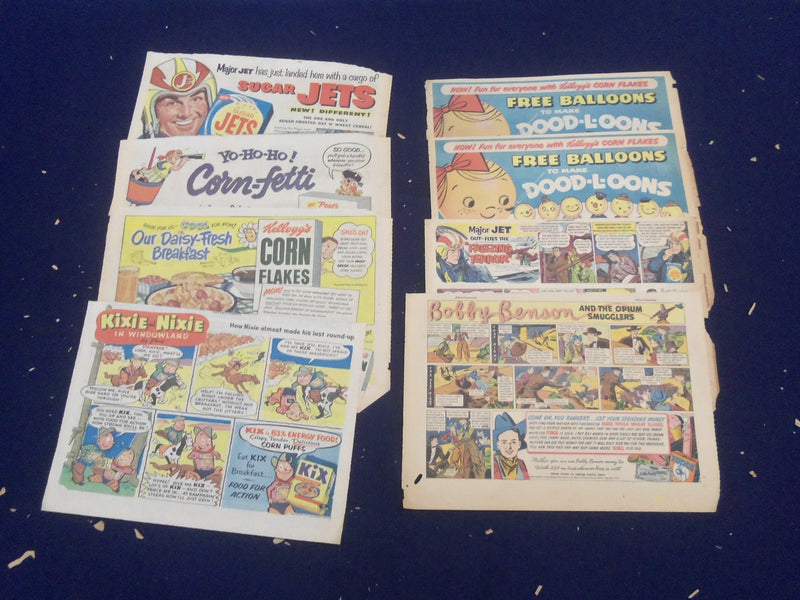 1930'S-1940'S CEREAL COLOR COMICS ADVERTISEMENTS - LOT OF 31 - NP 5250