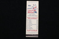 1966 PENN FOOTBALL SCHEDULE MATCHBOOK - K 2834