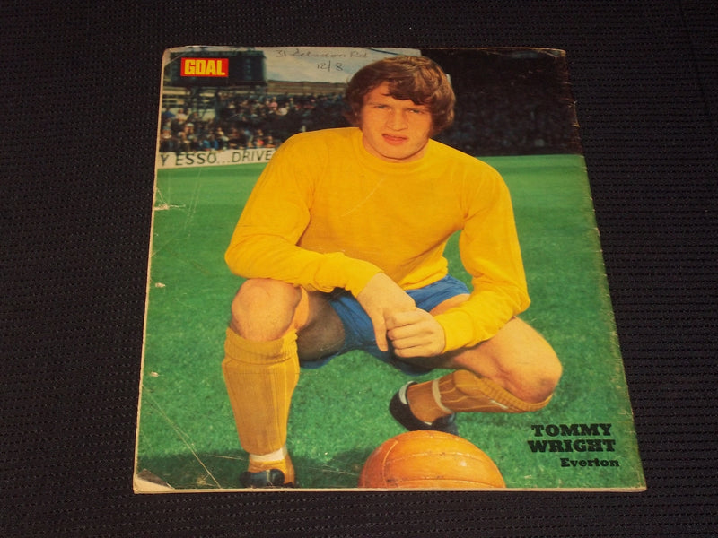 1972 AUGUST 12 GOAL MAGAZINE - GEORGE BEST FRONT COVER - E 5000