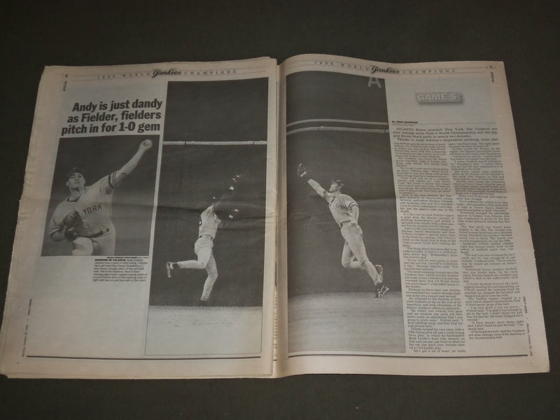 1996 OCTOBER 28 NEW YORK DAILY NEWS - NEW YORK YANKESS WIN WORLD SERIES- NP 3053