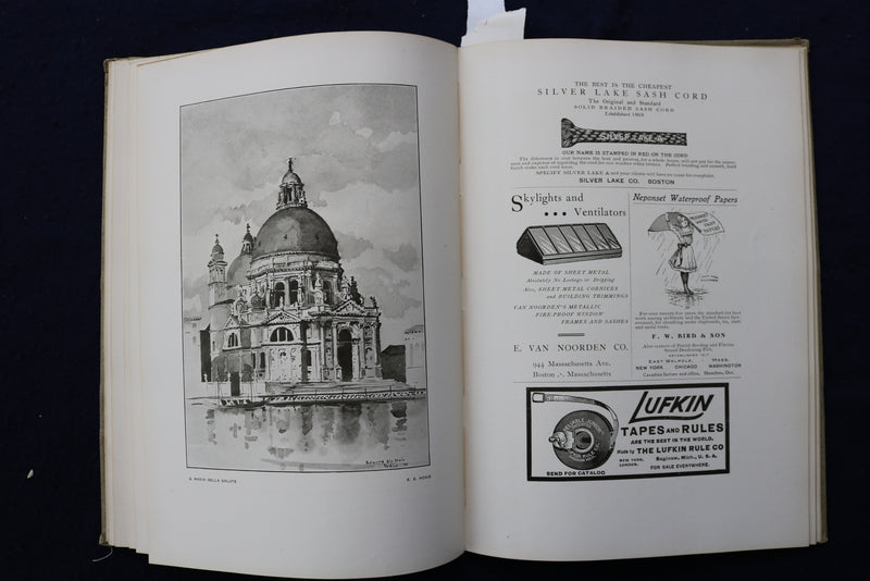 1905 M.I.T. ARCHITECTURAL ANNUAL HARDCOVER BOOK - K 1302