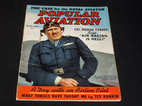 1939 SEPTEMBER POPULAR AVIATION MAGAZINE - COL. ROSCOE TURNER COVER - E 5349
