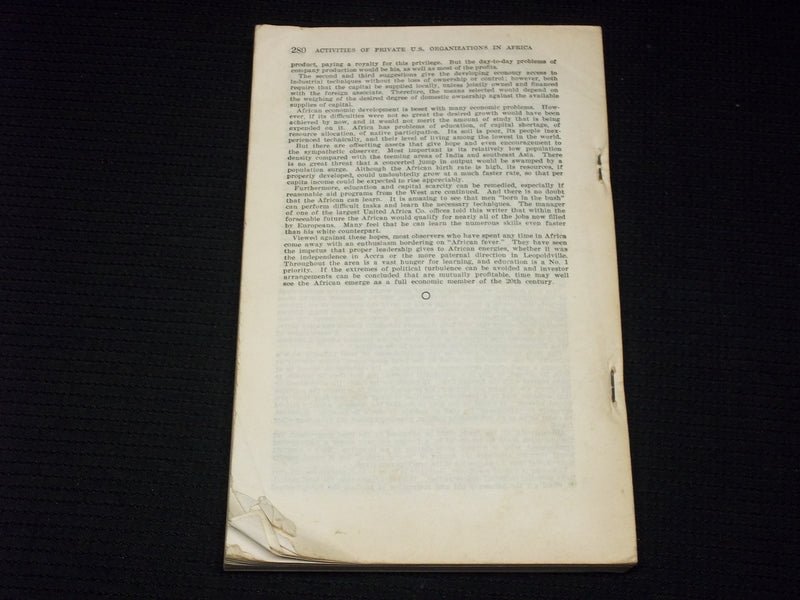 1961 UNITED STATES ORGANIZATIONS IN AFRICA HEARINGS - 87TH CONGRESS - J 7134
