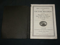 1916-1929 VICTOR RECORDS CATALOGS LOT OF 12 - SOFTCOVER - KD 1044