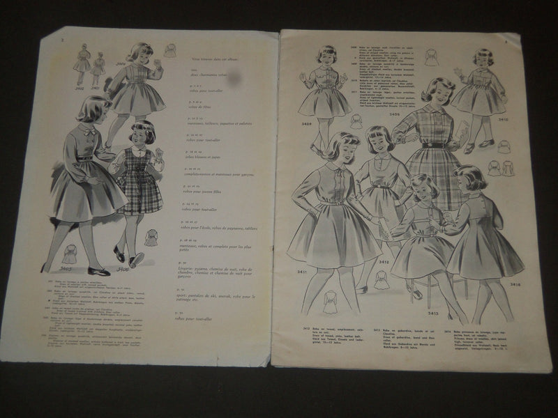 1960 WINTER CHIC PARFAIT FRENCH MAGAZINE - NICE ILLUSTRATIONS - J 2162