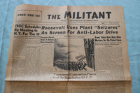 1944 MAY 27 THE MILITANT NEWSPAPER - FDR - PLANT SEIZURES - K 3304