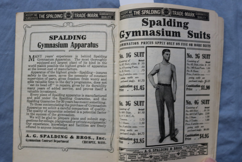 1909-10 SPALDING'S PUBLIC SCHOOLS ATHLETIC LEAGUE HANDBOOK - SOFTCOVER - K 3091