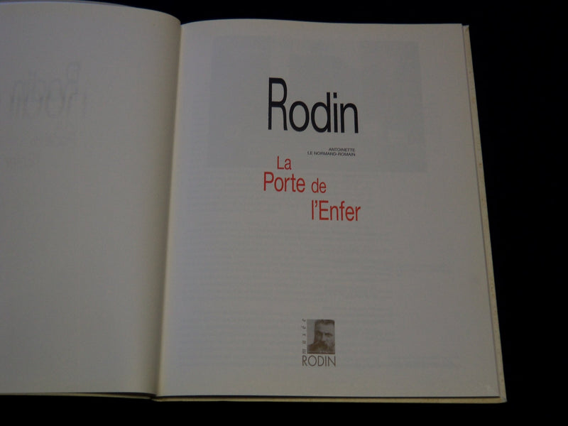 1999 RODIN LA PORTE DE L'ENFER SOFTCOVER BOOK - FRENCH - J 7460