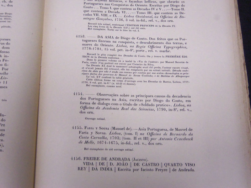 1896 CATALOGUE DE LA BIBLIOTHEQUE DE FERNANDO PALHA FRENCH BOOK - KD 44