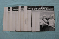 1947 AMERICAN BOWMAN-REVIEW MAGAZINE - COMPLETE YEAR - LOT OF 12 - O 3753