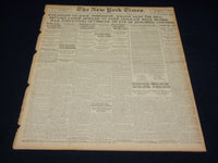 1920 FEB 29 NEW YORK TIMES - RAILROADS GO BACK TOMORROW WILSON SIGNS - NT 7873