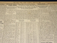 1923 JUNE 24 NEW YORK TIMES - LEVIATHAN BREAKS WORLD SPEED RECORD - NT 8726