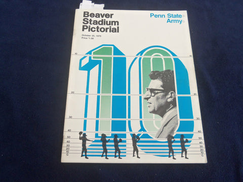 1975 OCTOBER 25 PENN STATE UNIVERSITY VS ARMY FOOTBALL PROGRAM - ST 4628G