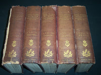 1867-1871 ROYAL SOCIETY LONDON CATALOGUE OF SCIENTIFIC PAPERS LOT OF 5 - KD 909M