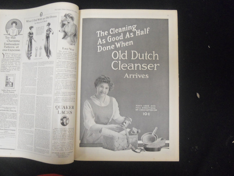1913 APRIL LADIES' HOME JOURNAL MAGAZINE - HARRISON FISHER COVER - ST 4480