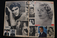 MOVIE STARS SCRAPBOOK - ROBERT WAGNER - ELVIS PRESLEY - MARILYN MONROE - E 24909