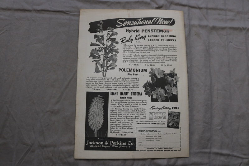 1946 JAN 1 HORTICULTURE ILLUSTRATED MAGAZINE - NICE SCENERY COVER - ST 1013P