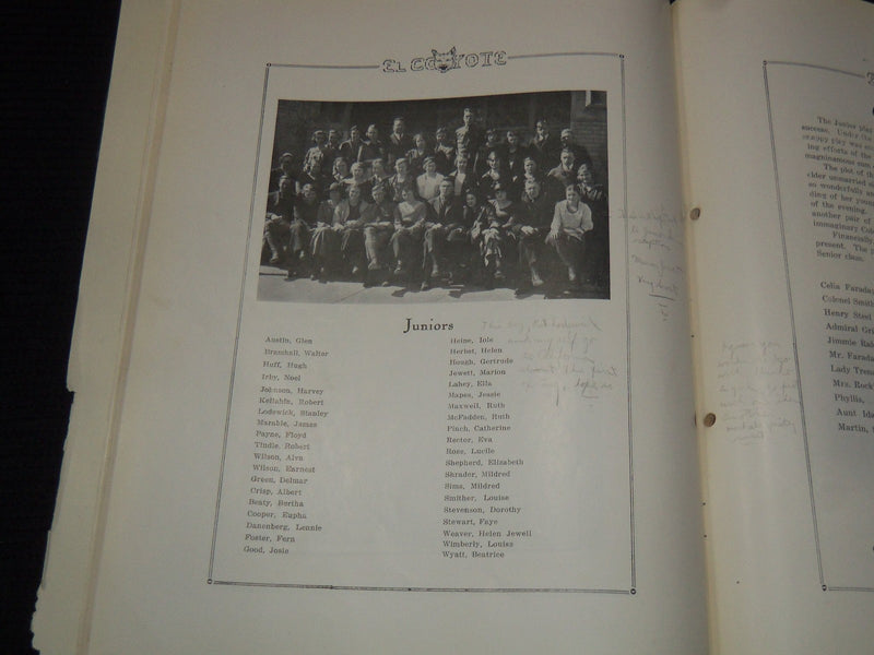 1920 EL COYOTE YEARBOOKS ROSWELL HIGH SCHOOL - NEW MEXICO - K 3388
