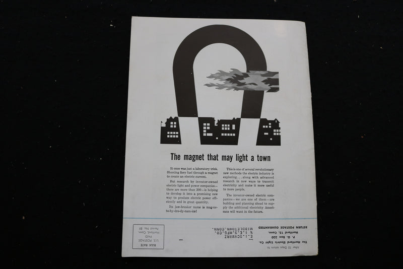 1961 JUNE THE HARTFORD ELECTRIC LIGH COMPANY ILLUMINATOR MAGAZINE - SP 2617L
