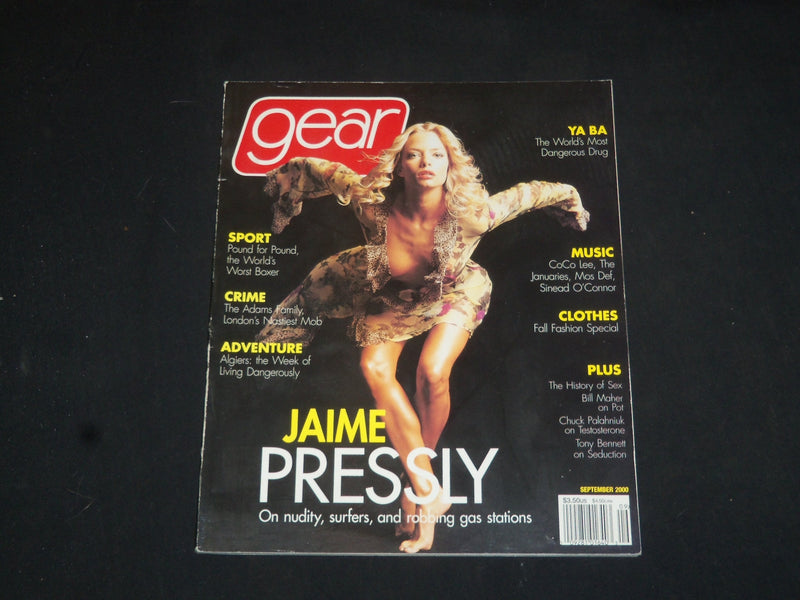 2000 SEPTEMBER GEAR MAGAZINE - JAIME PRESSLY - SP 6153