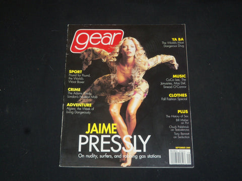 2000 SEPTEMBER GEAR MAGAZINE - JAIME PRESSLY - SP 6153