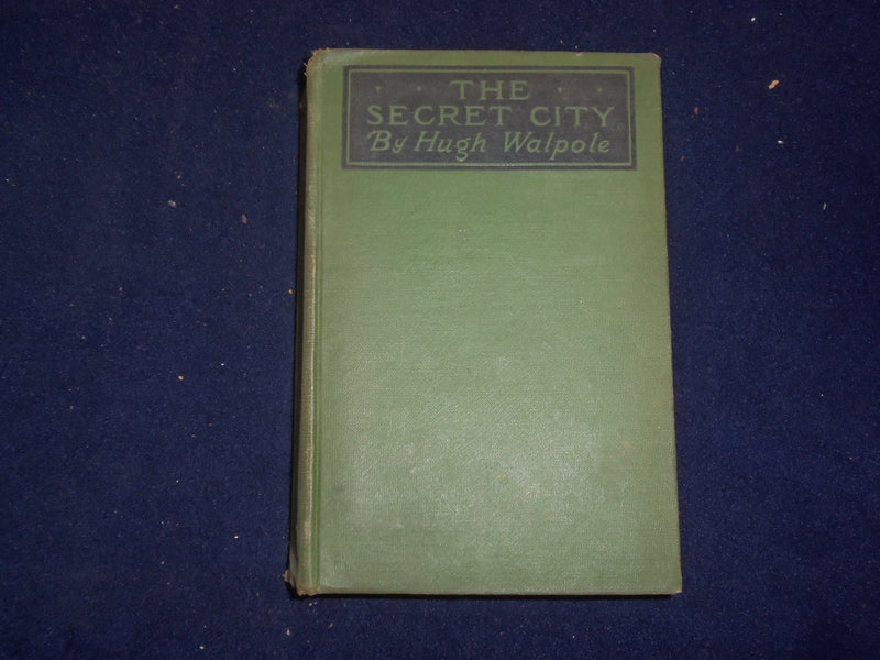 1919 THE SECRET CITY HARDCOVER BOOK BY HUGH WALPOLE - KD 9044