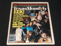1980 JANUARY TEXAS MONTHLY MAGAZINE - BUM STEER AWARDS FRONT COVER - E 7574