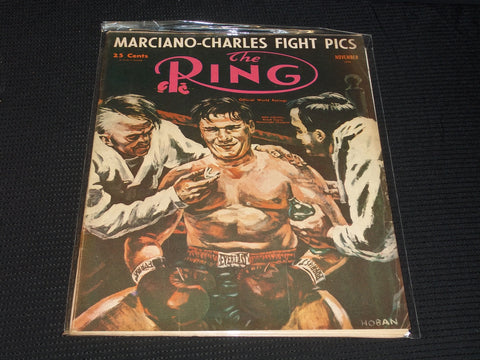 1954 NOVEMBER THE RING MAGAZINE - DON COCKELL FRONT COVER - E 4651