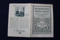 1929-1934 METROPOLITAN OPERA HOUSE PROGRAMS - LOT OF 4 - K 1699