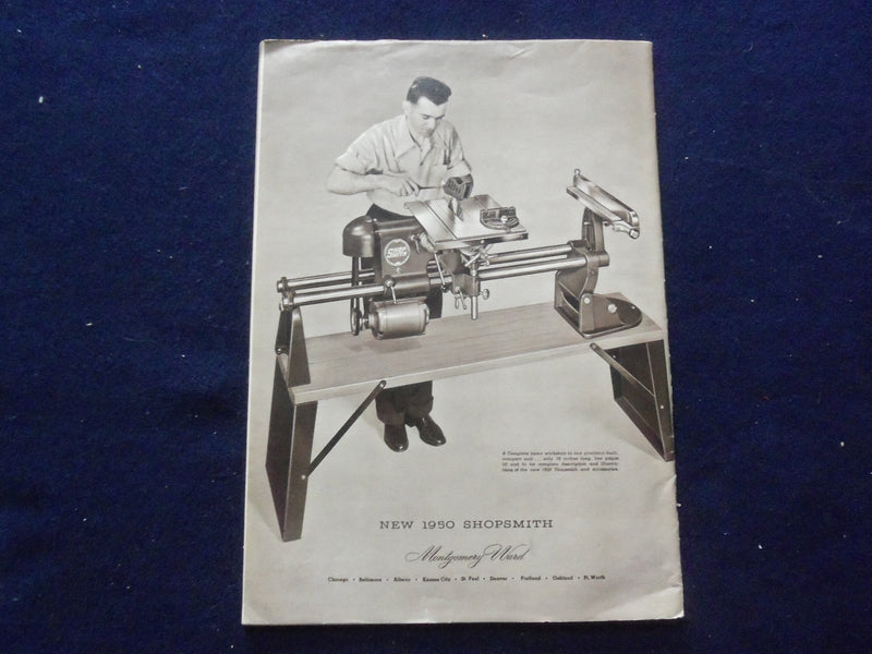 1949-1950 MONTGOMERY WARD POWR-KRAFT POWER TOOL AND WELDING CATALOG - J 8483