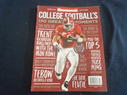 2019 NEWSWEEK SPECIAL EDITION COLLEGE FOOTBALL'S 150 GREATEST MOMENTS - SP 1221R