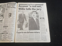 1991 DECEMBER 11 NEW YORK DAILY NEWS NEWSPAPER - WILLIAM KENNEDY SMITH - NP 5881