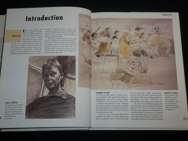 1997 FIGURE SKETCHING SCHOOL HARDCOVER BOOK BY VALERIE WIFFEN - I 2000