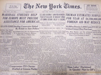 1947 AUGUST 21 NEW YORK TIMES - G. M. ORDERS HALTS FOR LACK OF STEEL - NT 5132