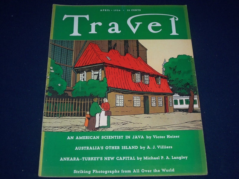 1936 APRIL TRAVEL MAGAZINE - AN OLD CORNER IN BREMEN - J 1358