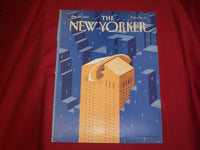 1989 JANUARY 30 NEW YORKER MAGAZINE FRONT COVER ONLY - GREAT ART FOR FRAMING