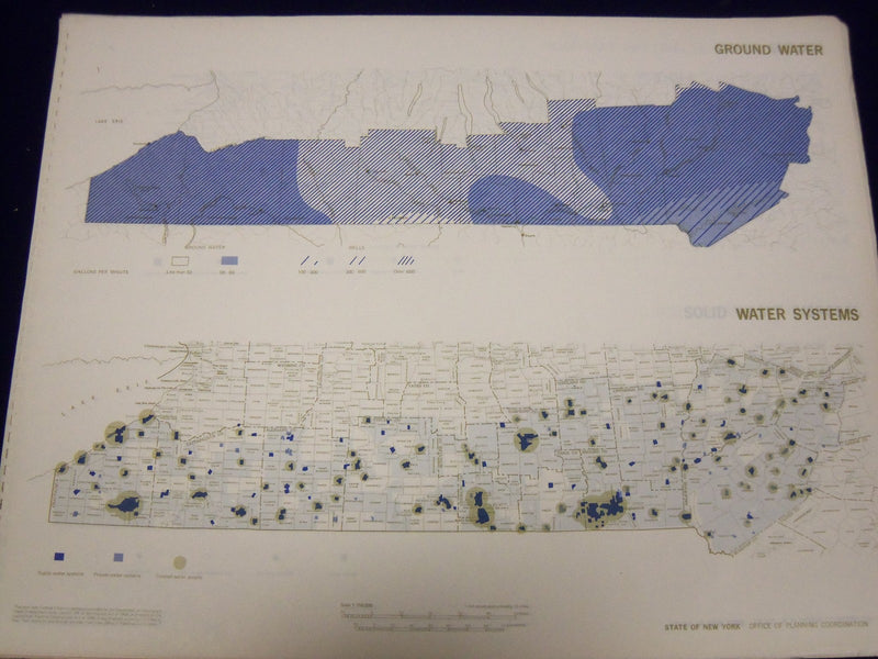 1969 APPALACHIAN REGION NEW YORK STATE ATLAS NATURAL CULTURAL RESOURCES - KD 528